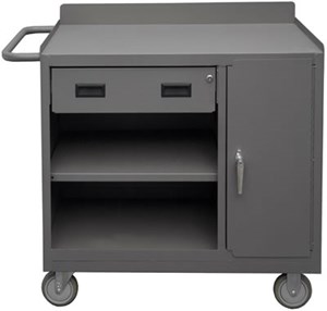 36"W Mobile Cabinet w/Drawer & Compartment