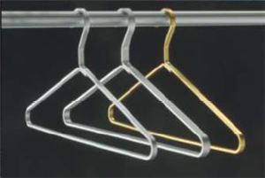 Open Loop Hangers, Satin Aluminum (Ctn of 6)