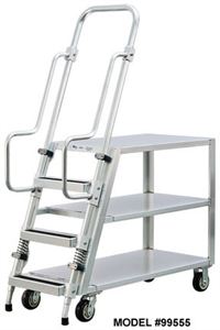 3-Shelf Ladder Cart