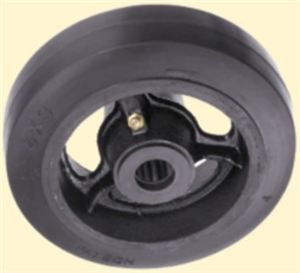 Payvulc Vulcanized Mold On Rubber w/Roller Bearing