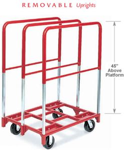 Panel Mover,3 Tall Uprights, 5" Casters(2 Ctns)