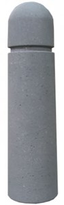 Round Concrete Bollard with Reveal Line