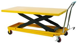 Long Deck Scissors Table
